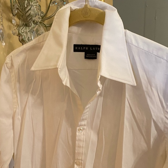 3 Ralph Lauren & Faconnable - Button Down - Wrinkled BUT CLEAN - LOT of 3 - Picture 5 of 13